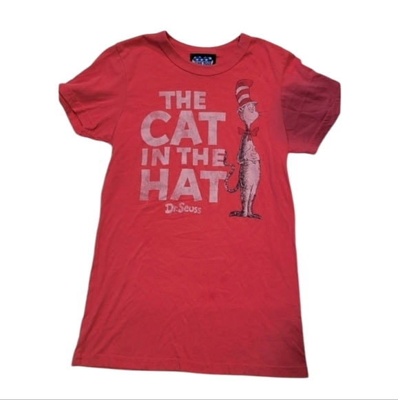 Vintage Dr. Seuss t-shirt red The Cat in the Hat graphic t - Picture 1 of 8